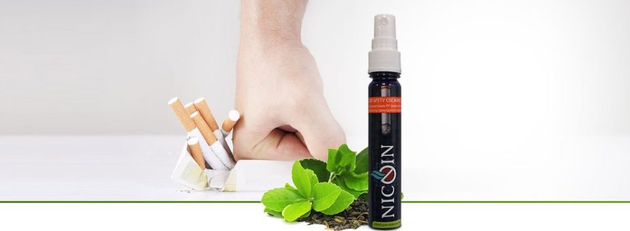 Спрей Nicoin от никотиновой зависимости