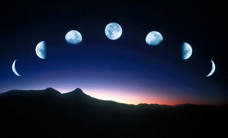 Разные фазы луны
