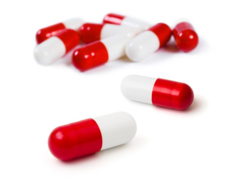 Бело - красные таблетки